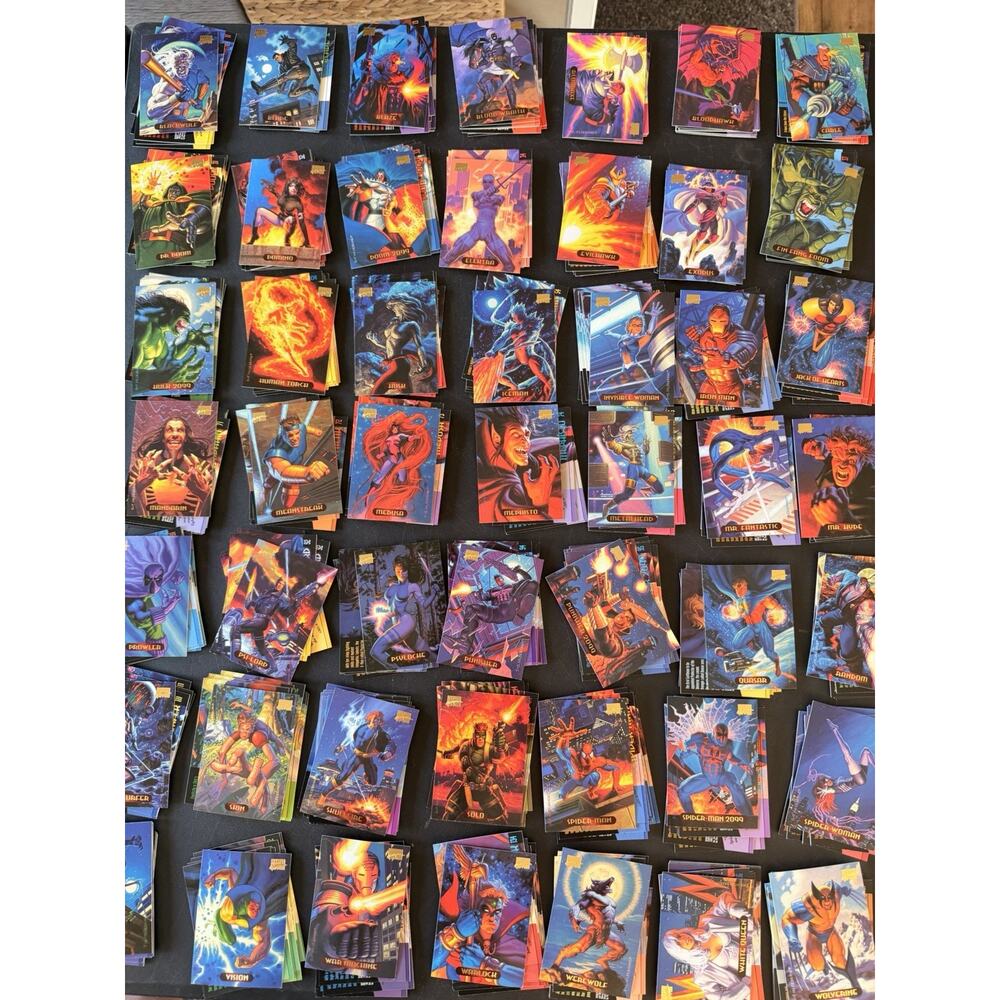 1994 Marvel Masterpieces - Complete 140 Card Base Set - Picture 8 of 9